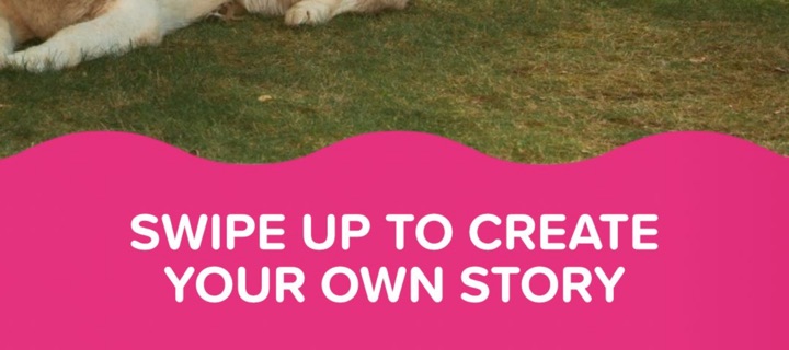 Story call to action, composed from the listing