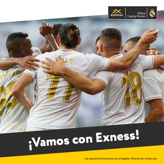 Real Madrid CF co-branding, localised for Exness