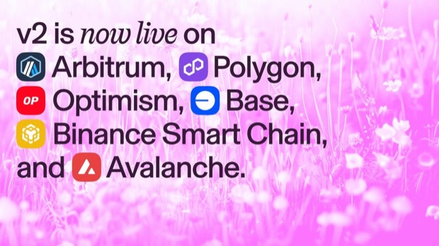 Uniswap cross-chain launch creative